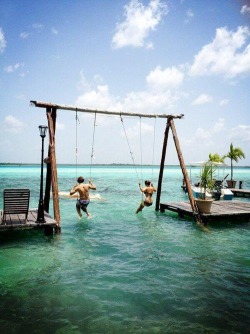 bluepueblo:  Double Sea Swings, The Bahamas photo via belinda