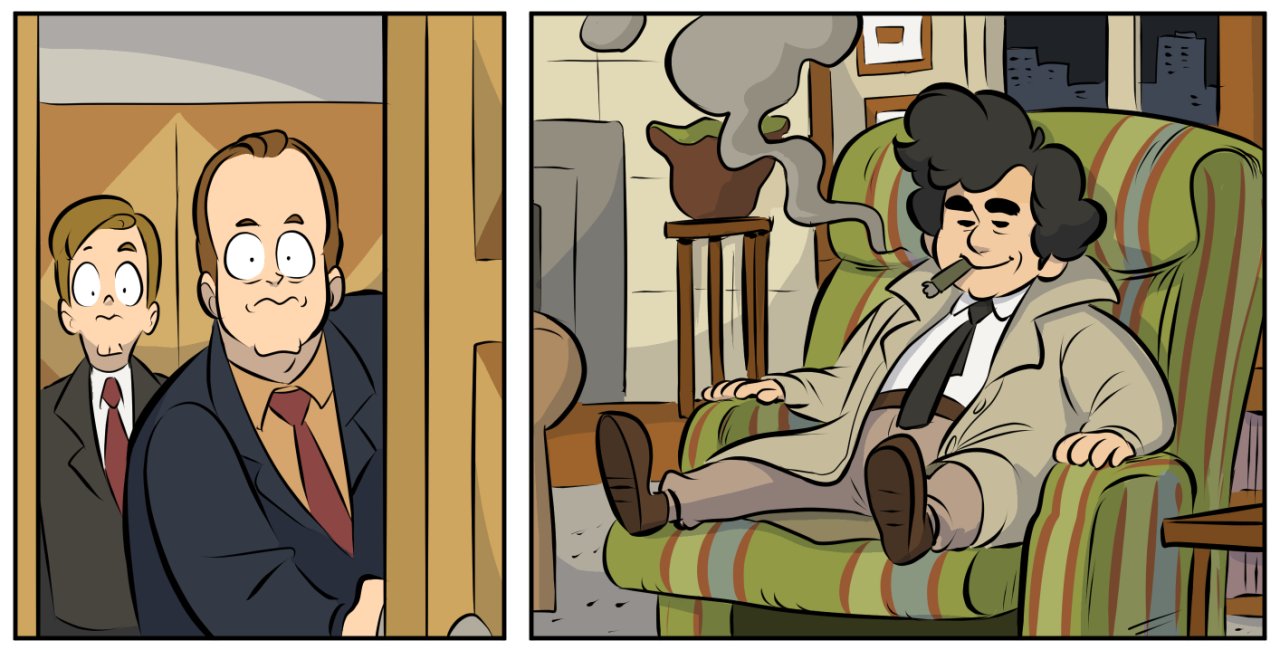 I made a 16-page comic where Frasier meets Columbo. Click here to read