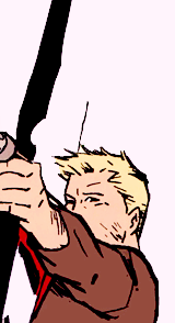 maxmff:Why the hell do you need an arrow that comes back to you after you shoot it, Clint? - Because