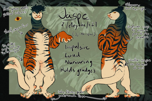 also.. new fursona droppedstripes can be any thickness/thinness, same with tailtheir insides are all