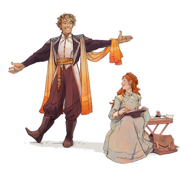 Yes, it looks lovely, dear... I love that Adolin is a true fashion victim. ... hmm who wore it better? :D