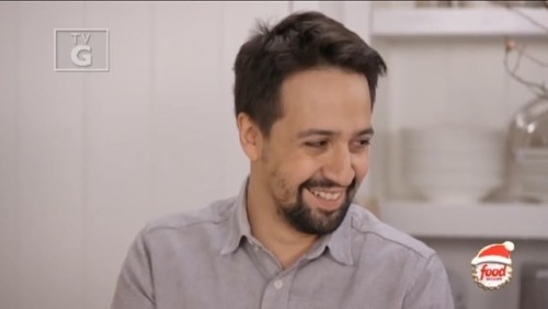 lin on barefoot contessa!! his smile is the most precious thing in this world  #linmanuelmiranda #ba