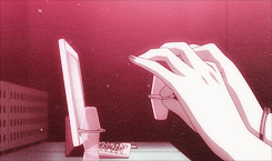 mukoros:  color palette meme —kawaiiryuzaki asked: death note   the color i associate with it (red) 