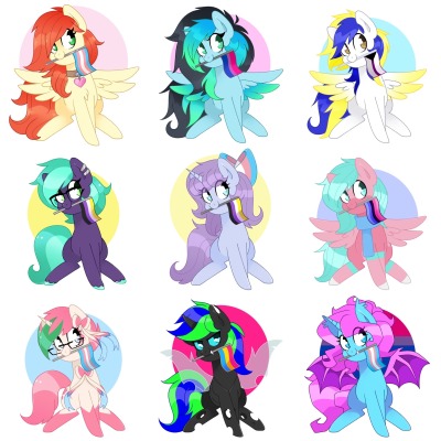 sapphire-shores:Pride YCH! Only $5 USD 💛✨