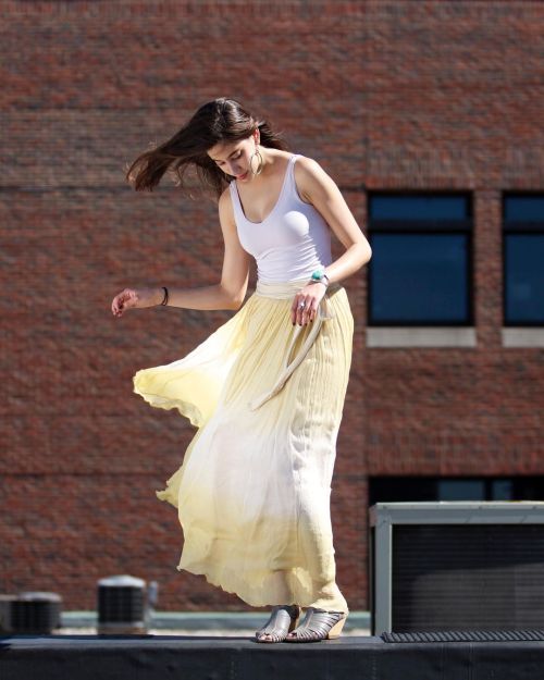 Hilary on a roof - Boston, MA (digital) - 2012 . . . #model #rooftop #fashionshoot #canon #canonphot