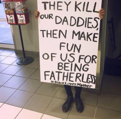 higgylikes:  postracialcomments:  vidya-profligatus:  masturbationaltercation:  this is dark as hell  &ldquo;They?&rdquo;No, you kill your own daddies. Black on black crime is *by far* the biggest portion of violence in the nation; don’t pretend that