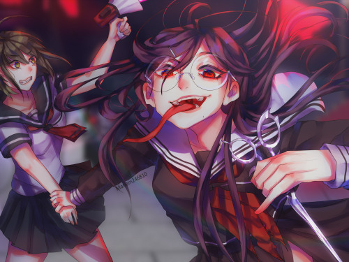  (danganronpa UDG fanart)I didn’t like Toko at the first game but after watching UDG I changed