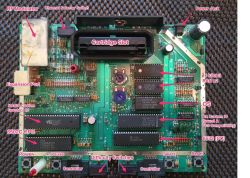 8bitcentral:  Atari 7800 motherboard