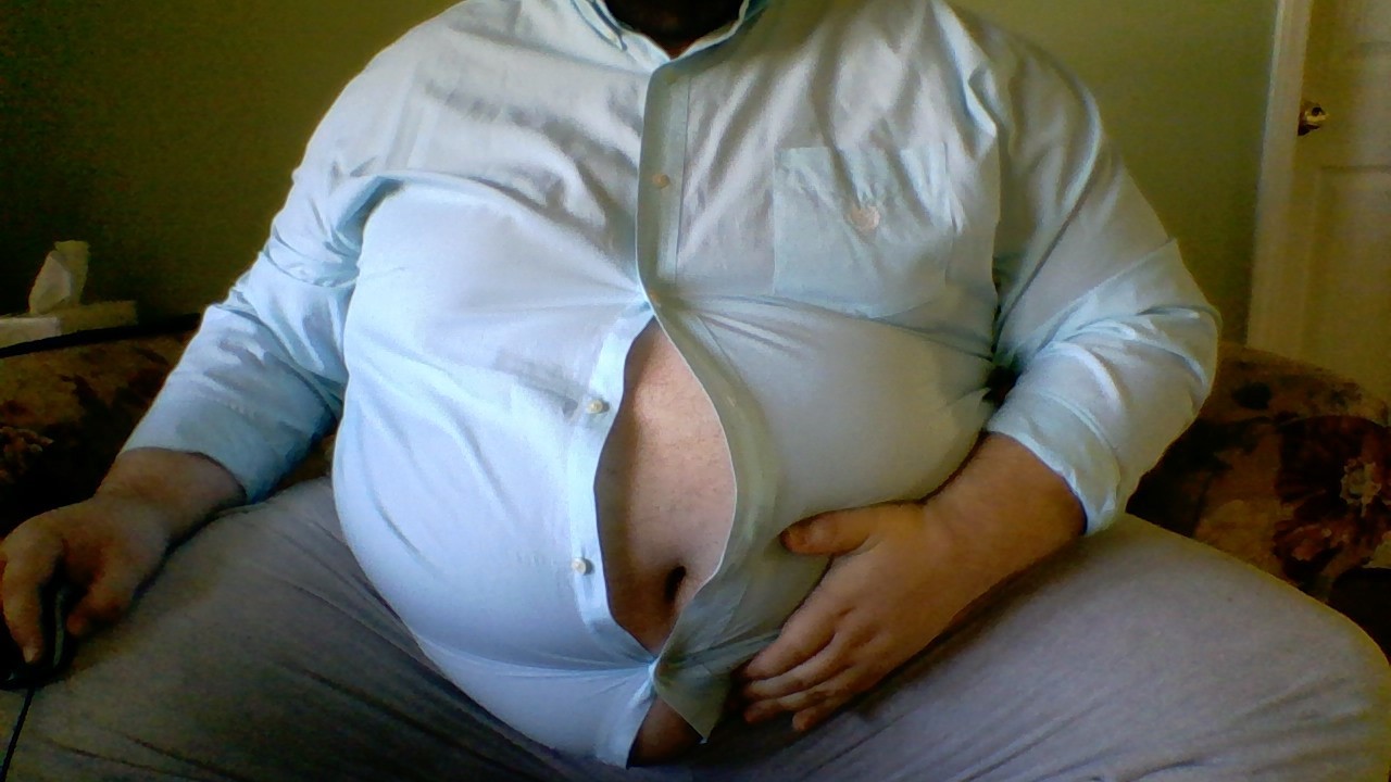 Trying on some of my button up shirts.  Kinda snug