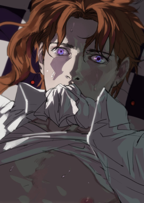 giogiomaula:  Jotaro/Kakyoin BL/Yaoi art. Source.