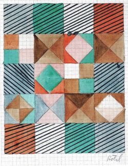 topcat77: Gunta Stölzl - Bauhaus Master  Design for a carpet 1926  