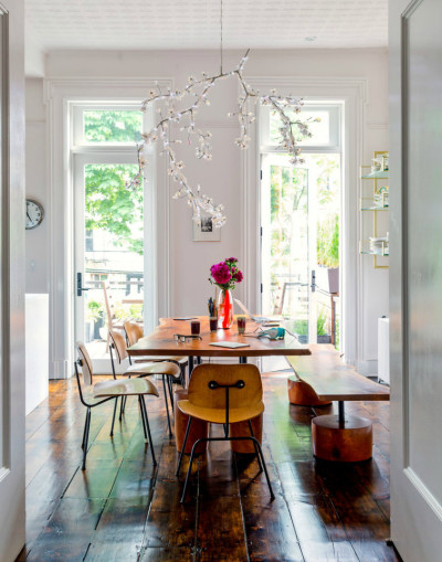 “• whimsical dining room (via PLANETE DECO)
”