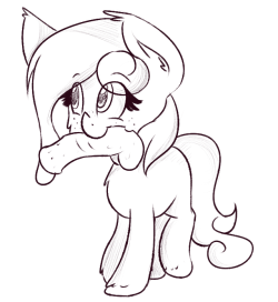 shinyprivatecorner:  Random filly what came to my mind xD   X3