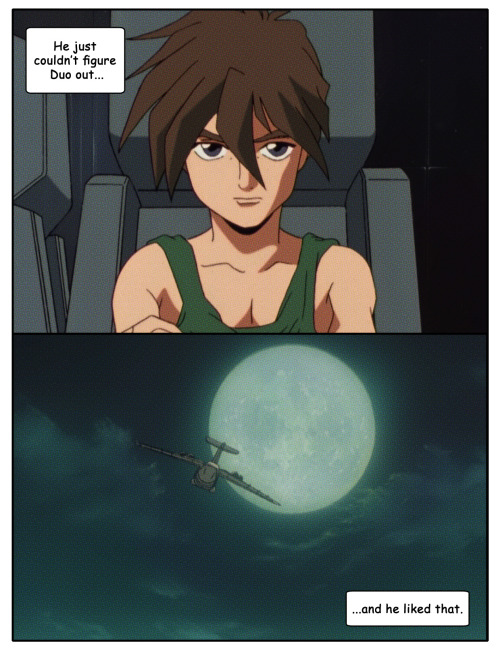 gundamwing-ellesmith:  I enjoyed making the last comic so much I just had to do another one… sorry, but I simply adore those two and their scarce but precious interactions in the show. 