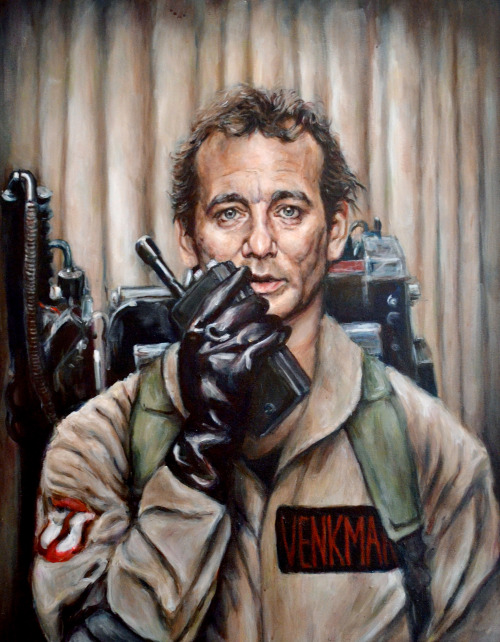 From my portrait blog portraitparty: Bill Murray as Peter Venkman in Ghostbusters