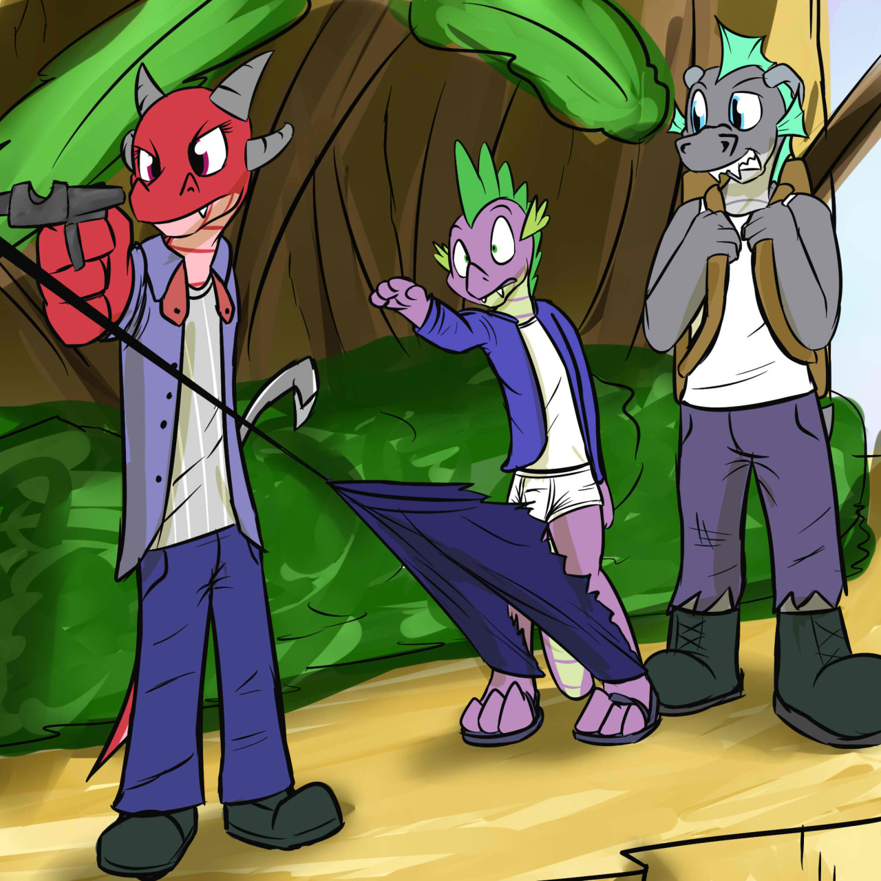 Scene from Ruby&rsquo;s fanfiction.