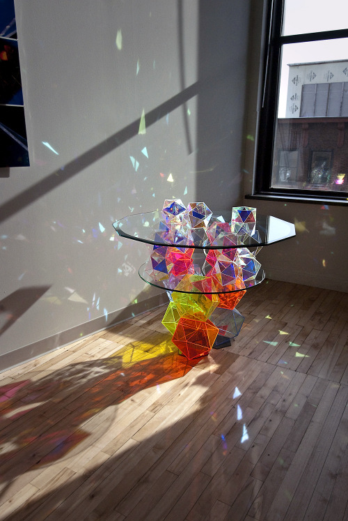 kaleidoscopelizard:  likeafieldmouse:  John Foster - Sparkle Palace Cocktail Table (2012)  omg *___* 