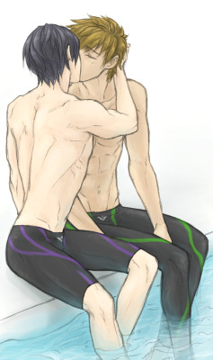 boolsart:  Swimming anime, what are you doing to my life. 