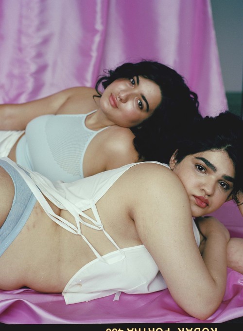 rebekahcampbellphoto:Bodies on Satin for Refinery 29 (Rebekah Campbell) “I love how much space I t