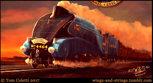 “Nigel Gresley’s Flying Circus”EXCLUSIVE FUNDRAISER ART PRINT AVAILABLE!I’m excited to say that I’ve