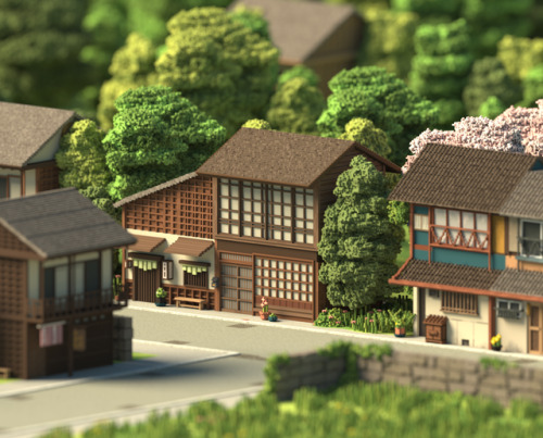 VillageVillage by knosvoxel Made with magicavoxel. I haven&rsquo;t gotten a chance to try this p