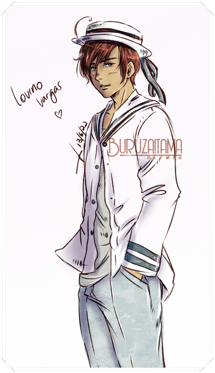 Lovi ♥ I love him so much!(Based on a pic from Hetalia Collezione, I don’t know the colors, so, thes