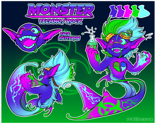 AWESOME CUSTOM BY @mellocove !!!! THIS IS MY TROLLSONA, MONSTER!! She's Evil And I Love Her So Much!