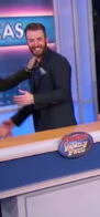 swanwithwifi:  So I was watching the Avengers cast play Family Feud, as any good fan would, and near the end I noticed a dramatic change in Chris Evan’s facial expressions. He lost the game, and here are some pictures from the end:So he’s happy, hugging