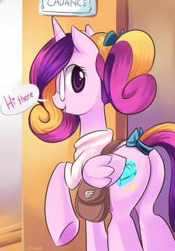 highschool-cadance:  Hi There~ My name is