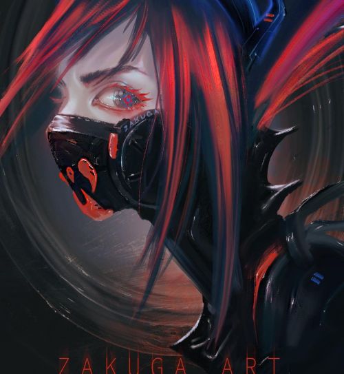 Target Lock On ☢️ 。 。 。 。 。 。 。 。 。 。 。 。 。 #cyberpunk #cyberpunkart #cyberpunk2077 #gasmask #blame!