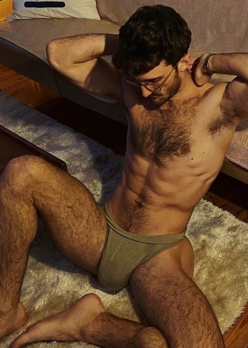 Love the fur and his hot body