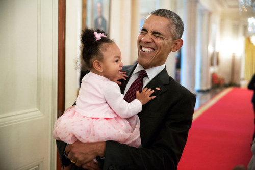 buzzfeed:  All The Times President Obama Lost His Chill Around Kids 
