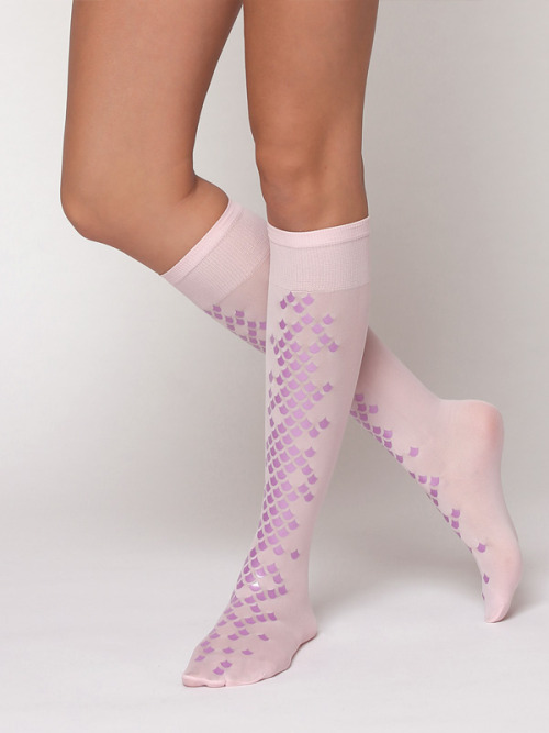 sosuperawesome: Mermaid and Dragon Scale Socks, Tights and Stockings  Virivee on Etsy  See our #Etsy or #Tights tags  