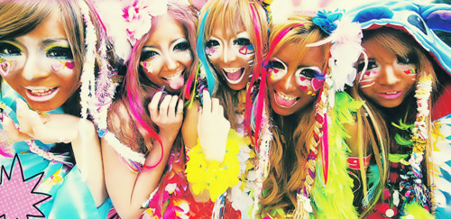 the-milk-eyed-mender:  princess-soda:  nyx-alexandra:  adolf-kitler:  nyx-alexandra:  These pictures are of the Japanese street style called Ganguro. Wanna know why Ganguro kicks ass? It’s a rebellion against the Japanese beauty standards of pale skin,