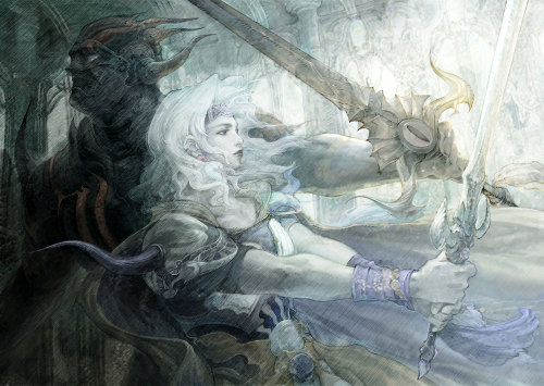 nerdsandgamersftw:Final Fantasy IV (DS) Concept Art