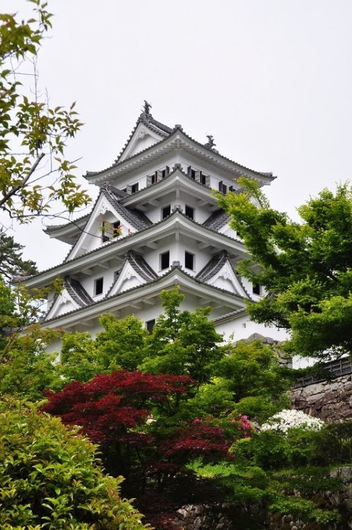 Gujō Hachiman Castle, Gifu / Japan (by sonotune).