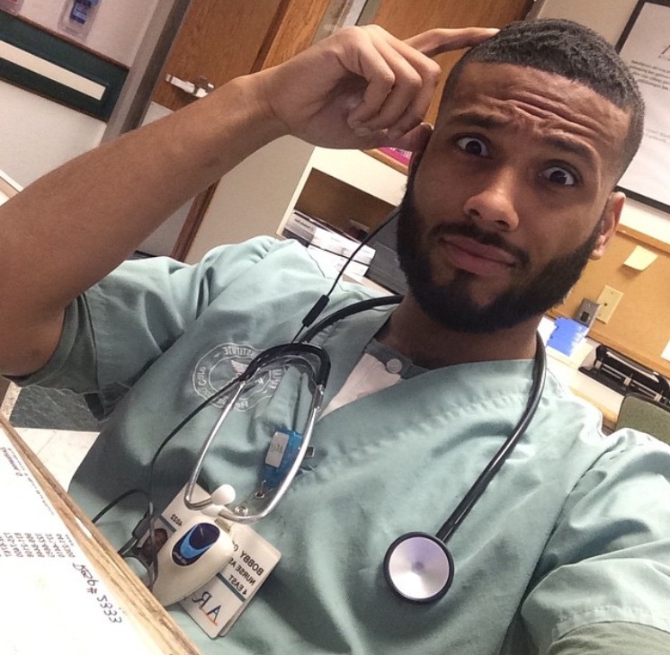 baltimorebaits:  carelust:  Damn thats a sexy ass doctor!  I think I’m getting