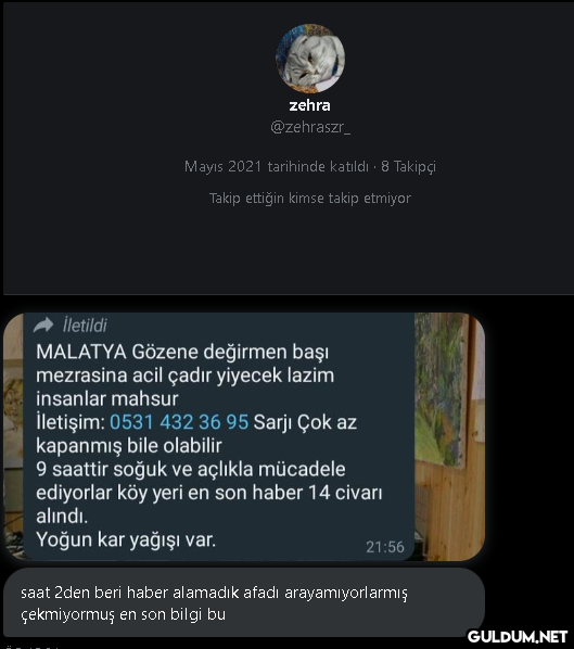 zehra @zehraszr_ Mayıs...