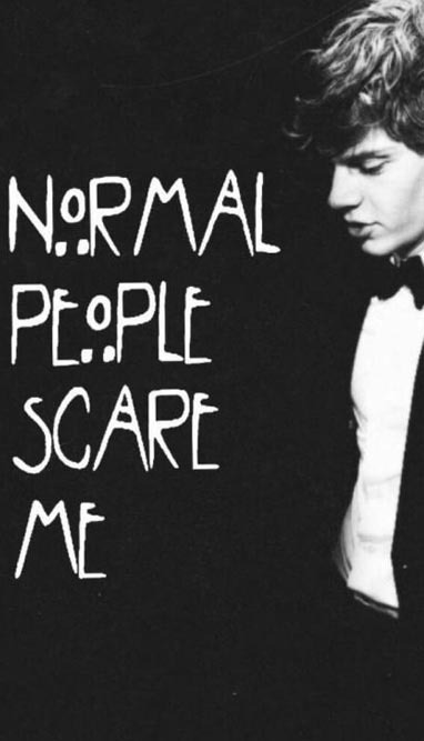 phone-wallpapers-heaven:  Tate AHS  Lockscreens //  Requested