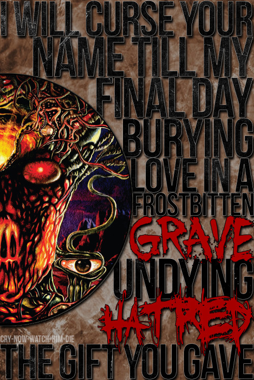 cry-now-watch-him-die:  Revocation // The Gift You Gave requested by tybrosion.