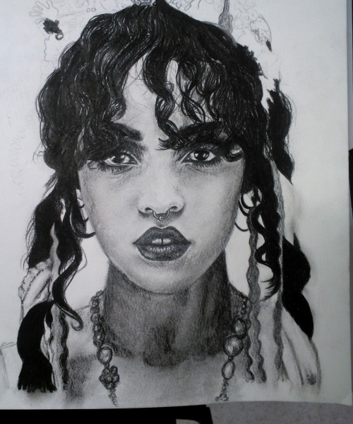 WIP FKA Twigs… part two! Still not done yet, I’ve just been doing a couple minutes here