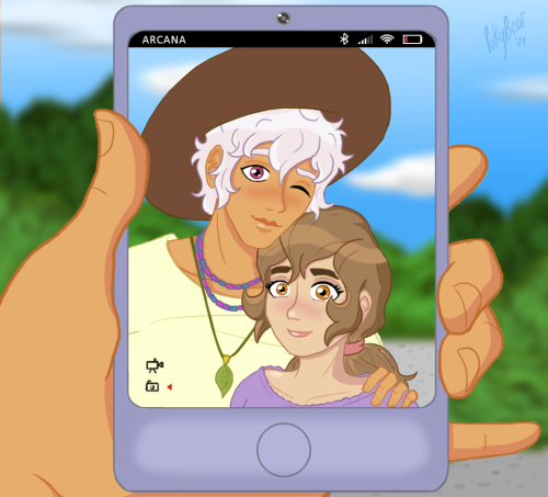 °˖✧ Selfie time ✧˖°Asra, please&hellip; Charge your phone.