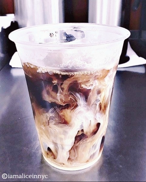 Iced coffee. ©iamaliceinnyc