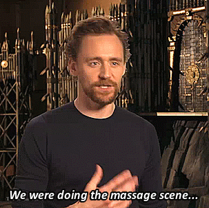 thehumming6ird:Tom Hiddleston and Nick Park describe Lord Nooth’s ‘Early Man’ massage in more detail