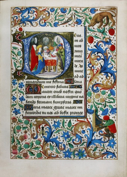 Illuminations from the &ldquo;Hours of Mary of Burgundy&rdquo; made in Flanders, c. 1477
