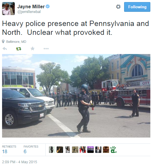 XXX A Fox News reporter saw the Baltimore police photo