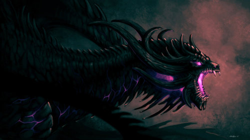 Porn photo dailydragons:  Devourer of Souls by Adalfyre