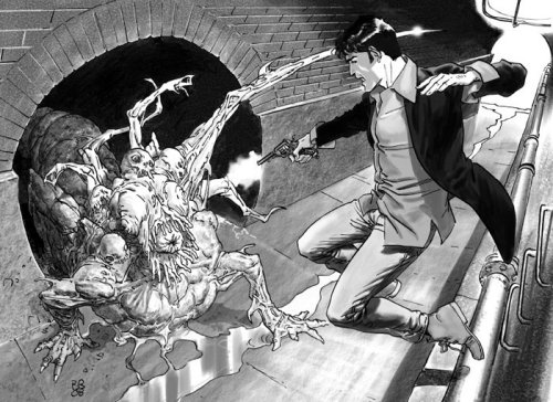 lospaziobianco:Dylan Dog by Bruno Brindisi