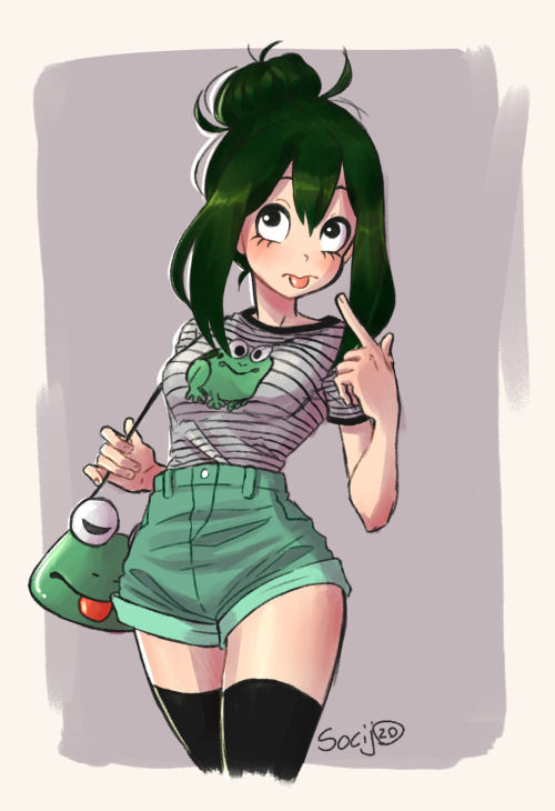 i’ve been watching Boku no Hero again and Tsuyu is still my fave ❤