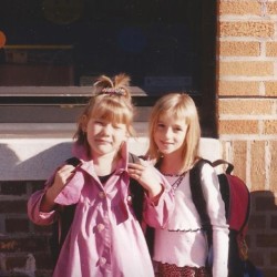 First day of school TBT :) @sameo72794 #tbt